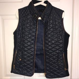 Navy blue vest